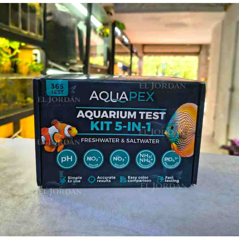 Aquapex Kit de Pruebas para Acuario 5 en 1