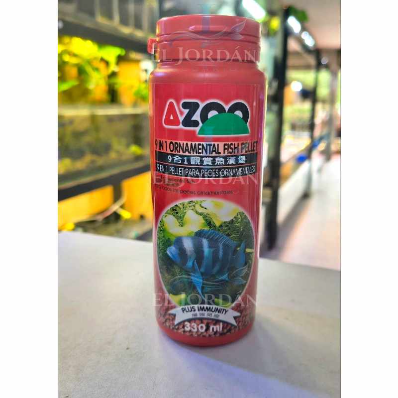 AZOO 9 in 1 Ornamental Fish Pellet  330ml/145g (AZ80011)