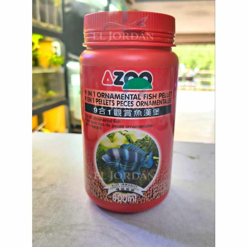 AZOO 9 in 1 Ornamental Fish Pellet  900ml/430g (AZ80010)