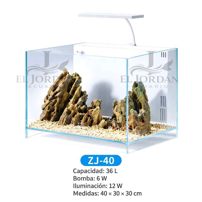 Jeneca ZJ-40 Kit de Acuario Jinjing Ultra Clear Glass 36L (S30053S)