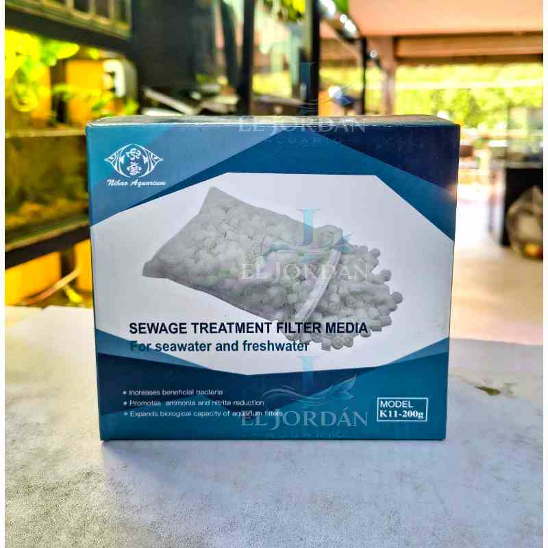 K11 Kaldnes Material Biológico 200g Nihao Aquarium