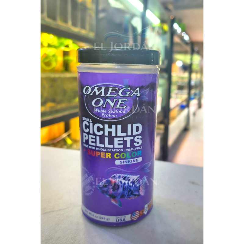 Omega One Super Color Cichlid Pellets 226g 2mm