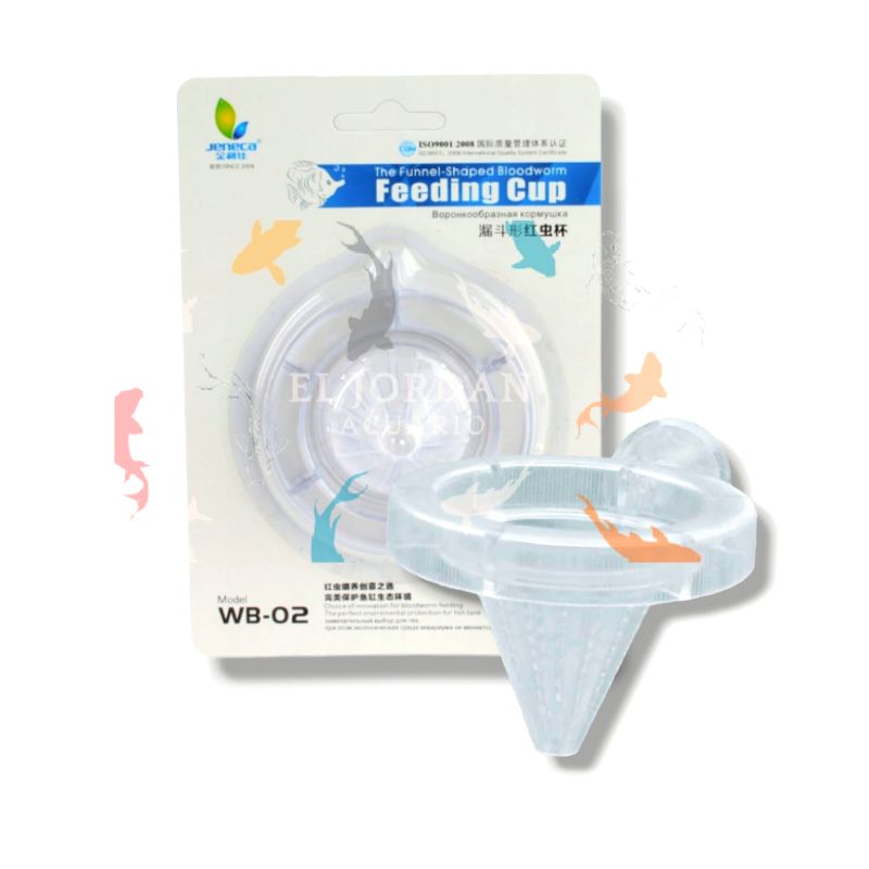 Jeneca WB-02 Dispensador Cónico de Alimento Vivo