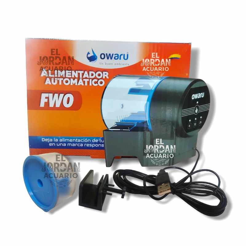Owaru FWO-01 Alimentador Automático USB-Bateria 8-12-24H 