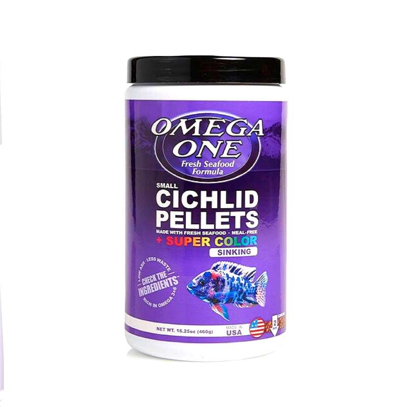 Omega One Super Color Cichlid Pellets 460g 2mm