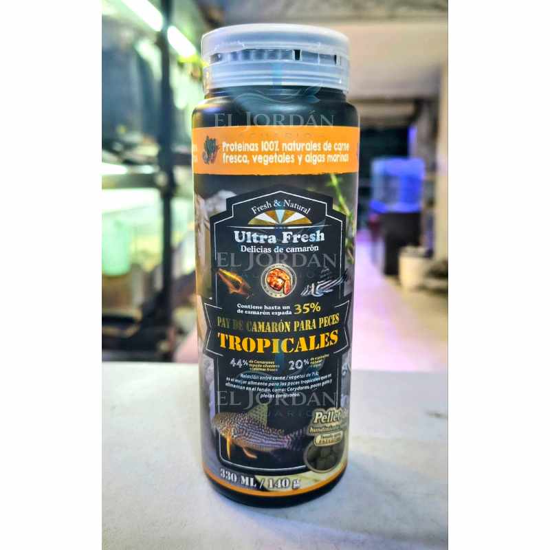 Ultra Fresh Pay de Camarón Para Peces Tropicales 330ml/140g AZOO (UF86046E) 