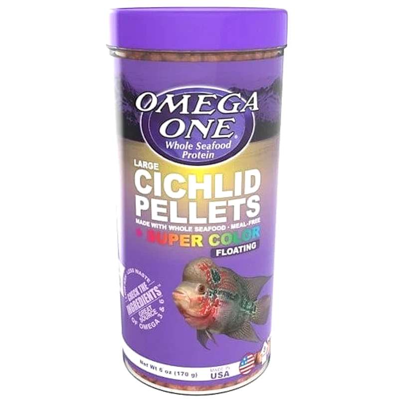 Omega One Cichlid Pellets Large 170g  8mm