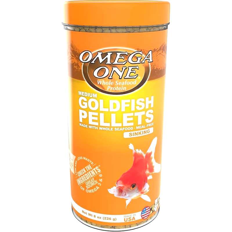 Omega One Goldfish Medium Pellets 226g 4mm Sinking