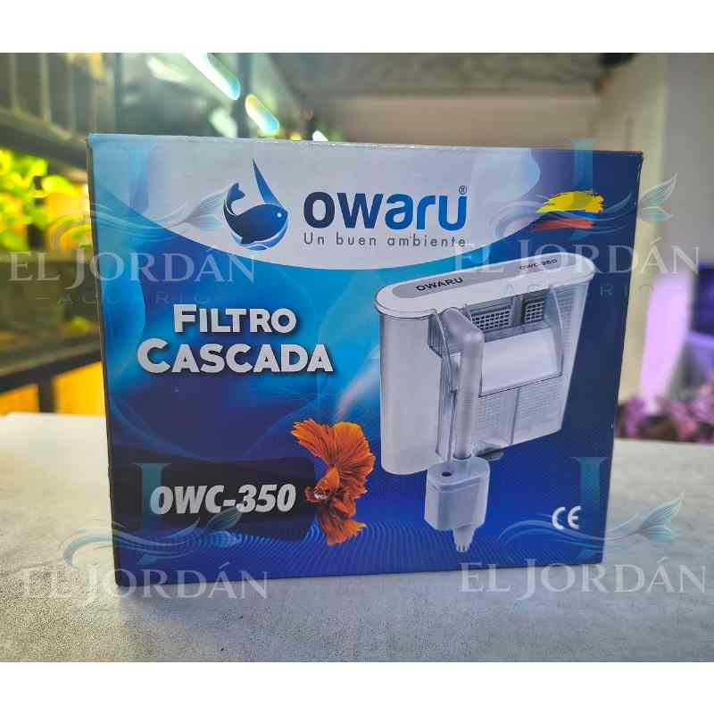 Owaru OWC-350 Filtro de Cascada con Bomba Interna 350L/H