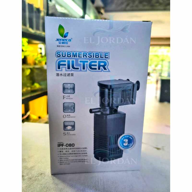 Jeneca IPF-080 Filtro Sumergible 800L/H
