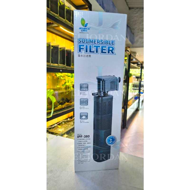 Jeneca IPF-380 Filtro Sumergible 2500L/H