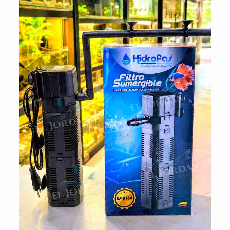Hidrofas HF-816A Filtro Interno con Flauta 800L/H