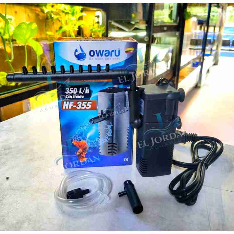 Owaru HF-355 Filtro Interno con Flauta 350L/H