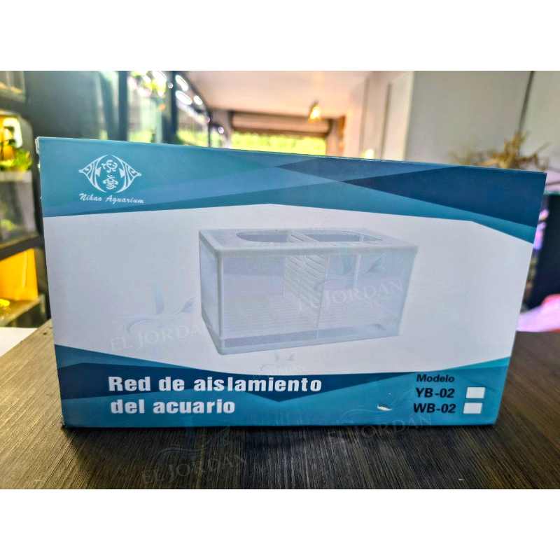 YB-02 Red de Aislamiento de Peces Doble Nihao Aquarium