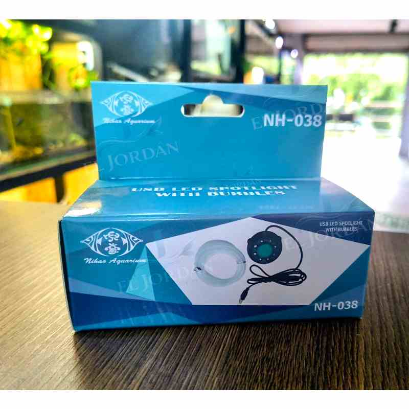 NH-038 Foco Led USB con Burgujas Nihao Aquarium