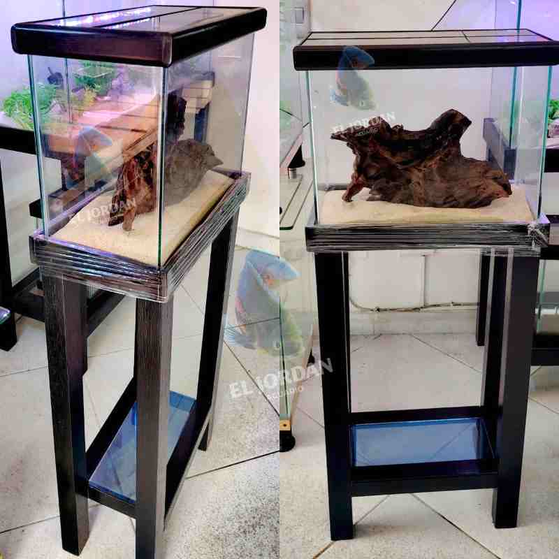 Pecera 40x20x30 con Base 24L